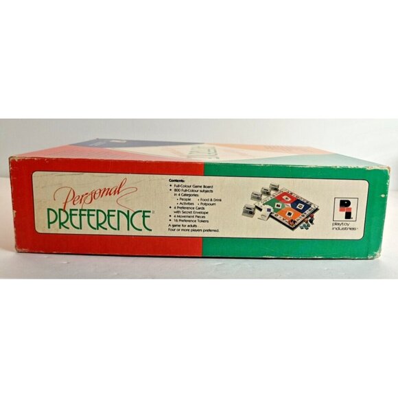 VTG 1987 Personal Preference Board Game NEW unused sealed Game pieces open box - Picture 6 of 7